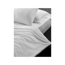 Biancheria da letto in cotone tinta unita 140x200 cm - Atlas gradl bianco, Brotex