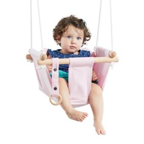 Dveděti Altalena in tessuto per bambini 100% cotone rosa, 2Kids Toys