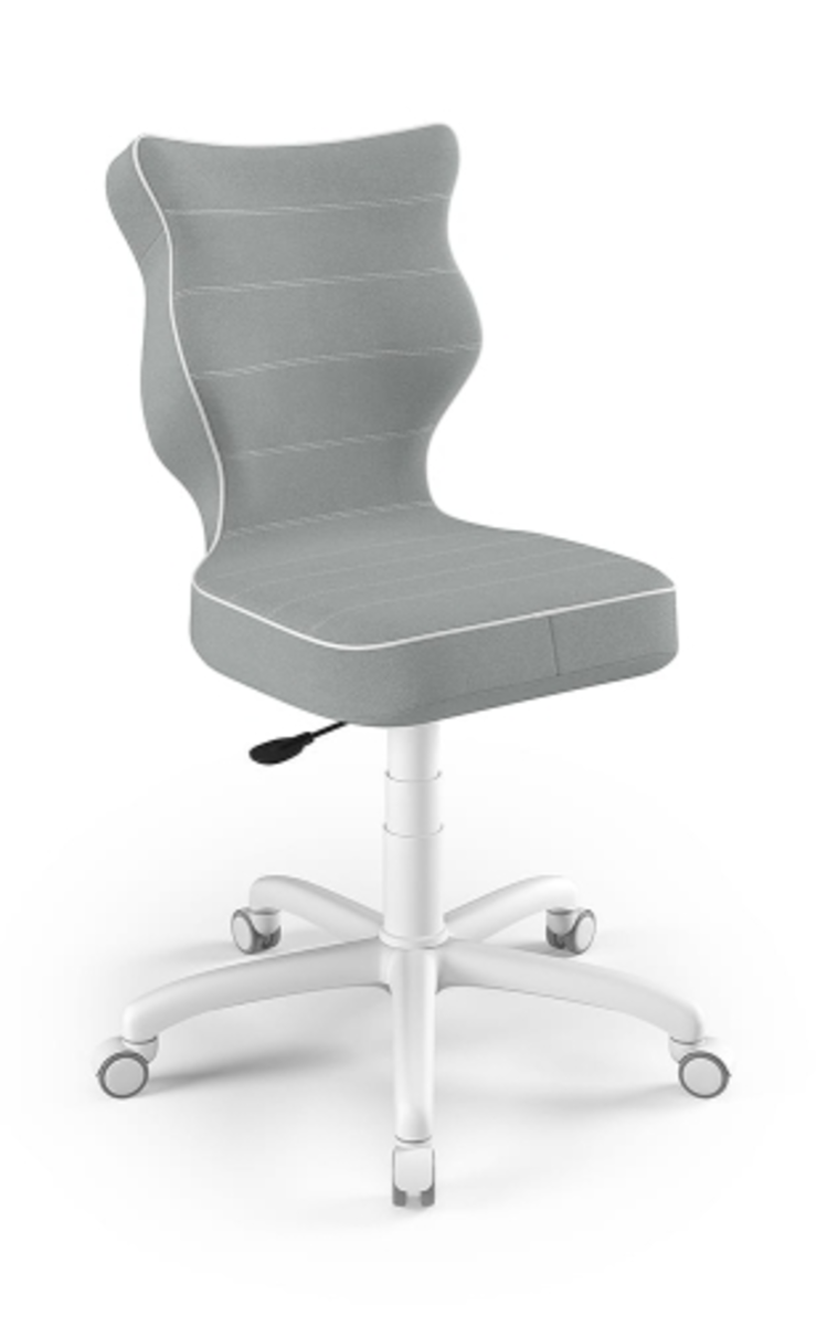 Sedia da scrivania ergonomica regolata ad un'altezza di 159-188 cm - grigia  