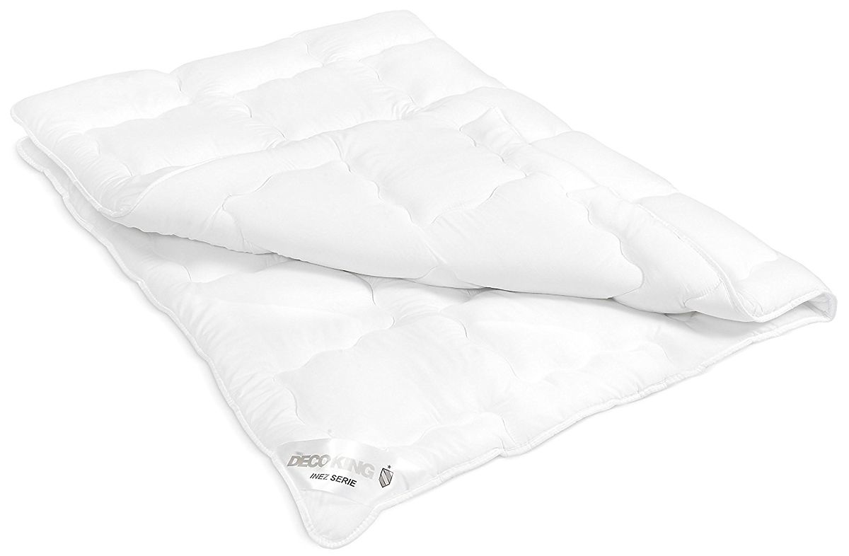 Coperta INEZ colore bianco caro stile classico decoking