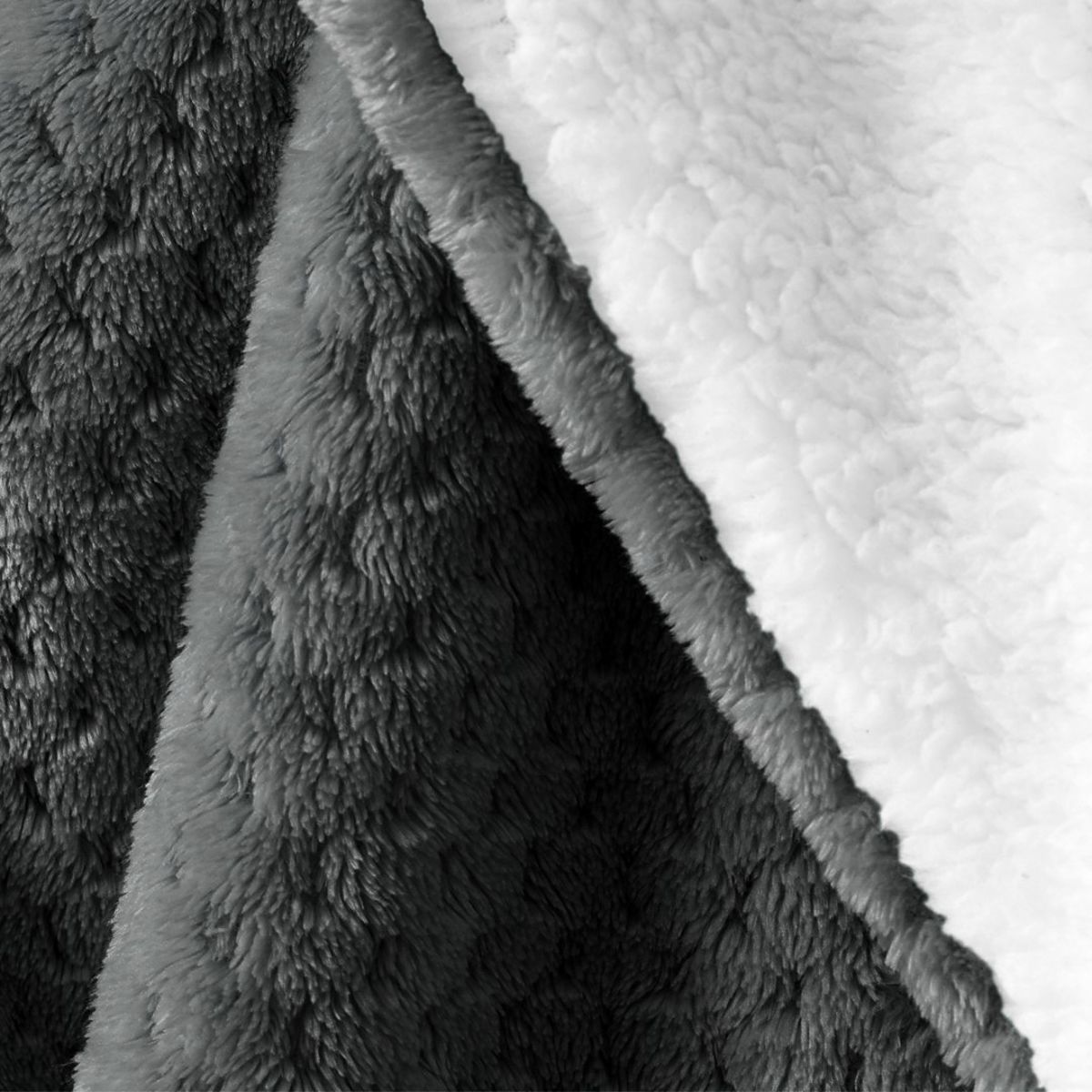Coperta SHLEEPY colore grafite jacquard classico stile 170x210