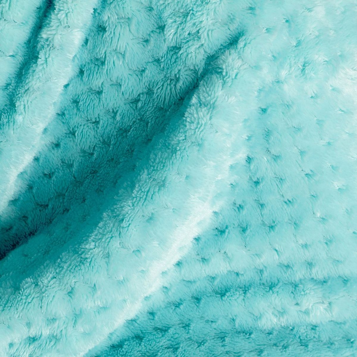 Coperta SHLEEPY colore turchese jacquard in rilievo stile classico 130x180