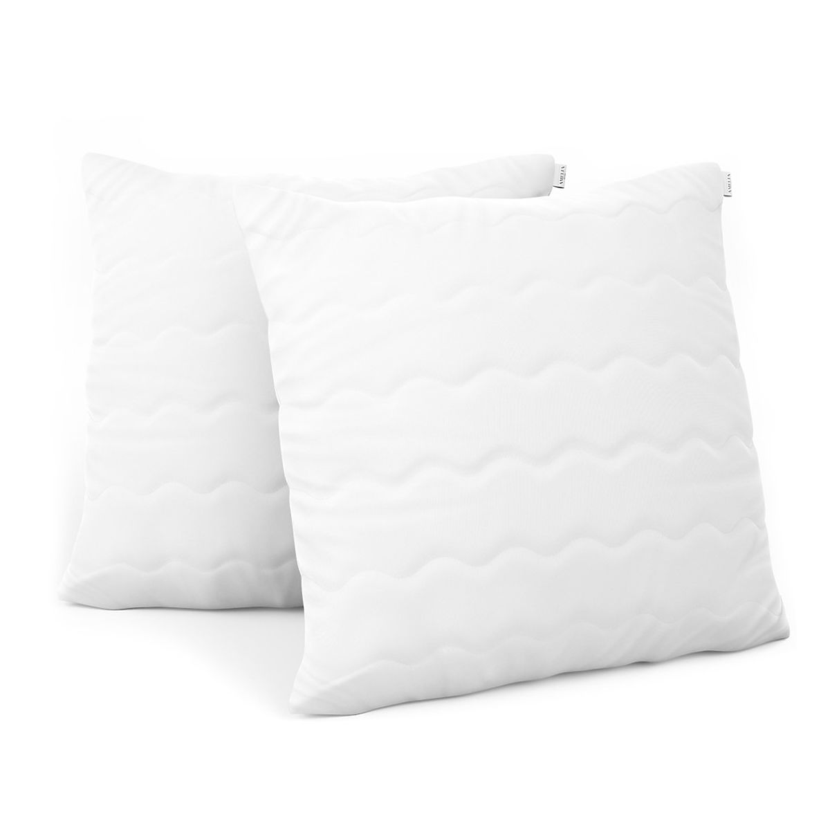 Cuscino RESTILO REVE colore bianco onde 80x80*2