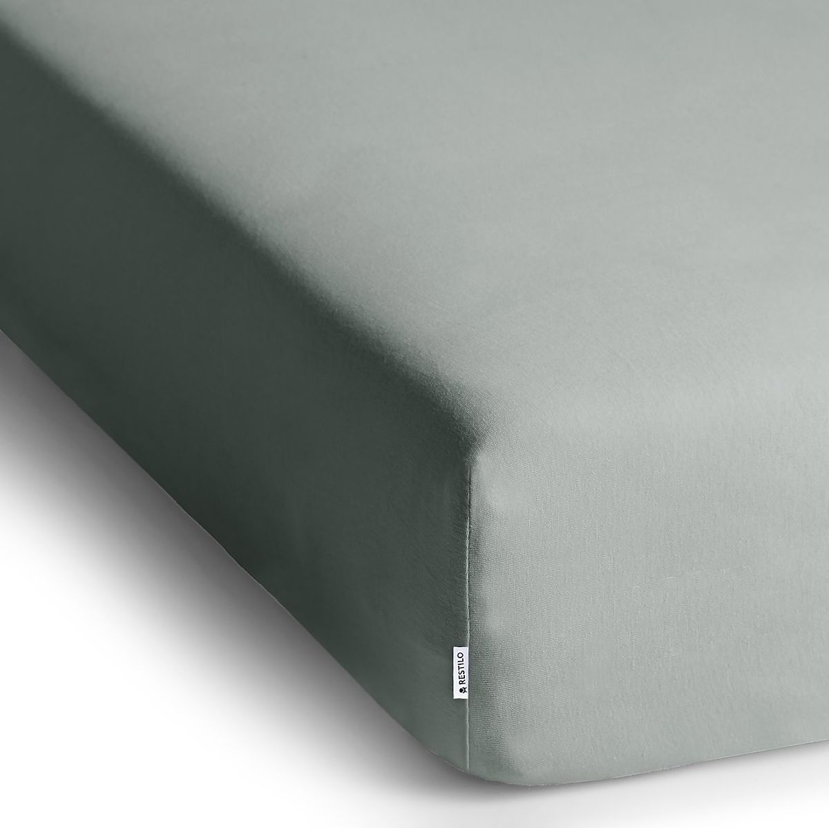 Lenzuolo AMBER colore grigio stile classico materiale jersey 80-90x200 DecoKing