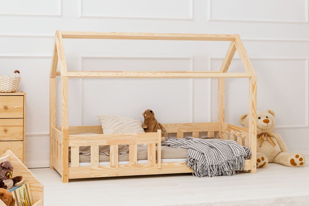 Lit Barrière Enfant Petit Dreamer 80x160 Beige - Laïba Kids