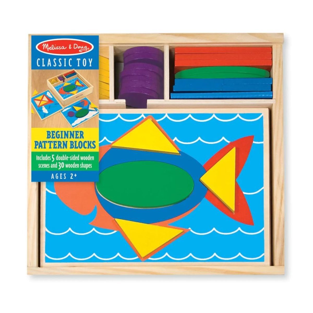 Puzzle in legno - Mosaico - colori e forme