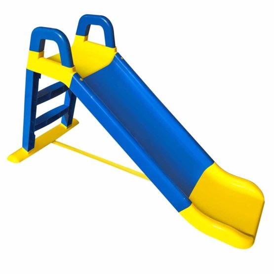 Scivolo per bambini Happy 140 cm - blu-giallo