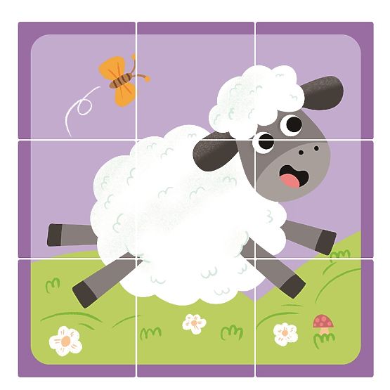 2Kids Toys Blocchi di legno Fattoria