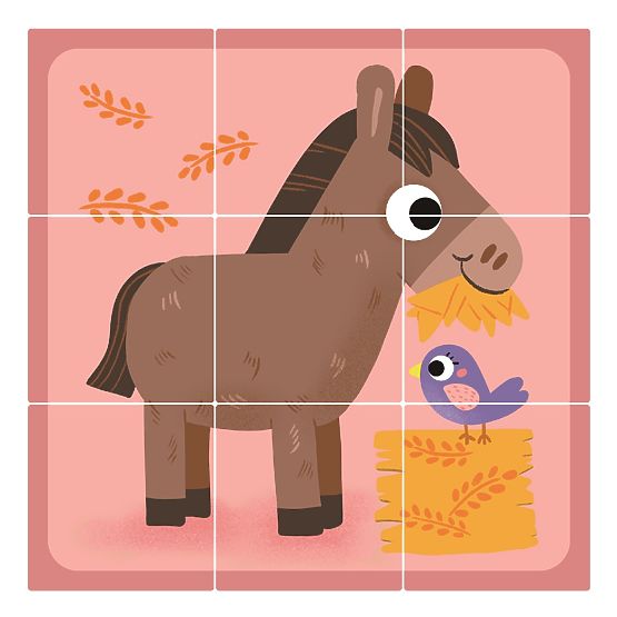 2Kids Toys Blocchi di legno Fattoria