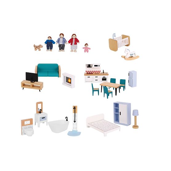 2kids Toys Casa delle bambole con accessori