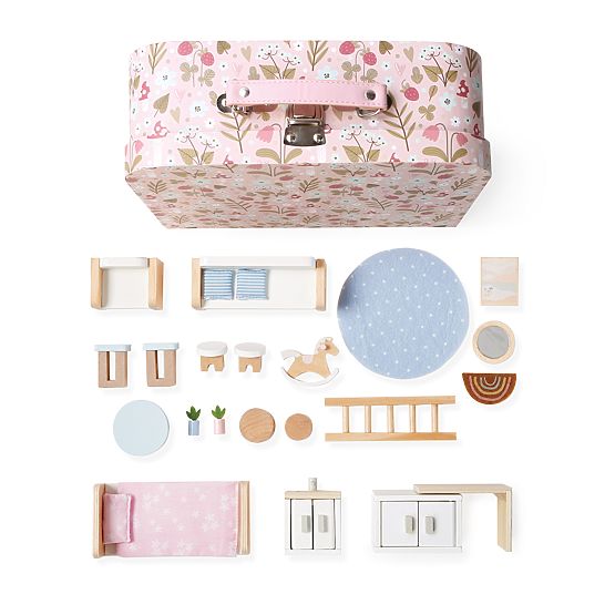 2Kids Toys Casa delle bambole in valigia Soggiorno