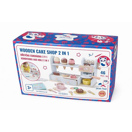 2Kids Toys Gelateria in Legno 2 in 1