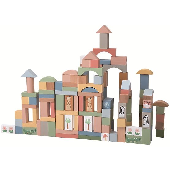2Kids Toys Safari blocchi con animali 120 pezzi