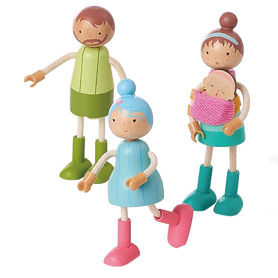 2Kids Toys Set di mobili con famiglia 5 in 1