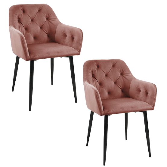 2x SEDIA SJ.030 - ROSA CIPRIA