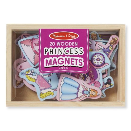 Melissa & Doug - Magneti frigo Princess 20 pezzi