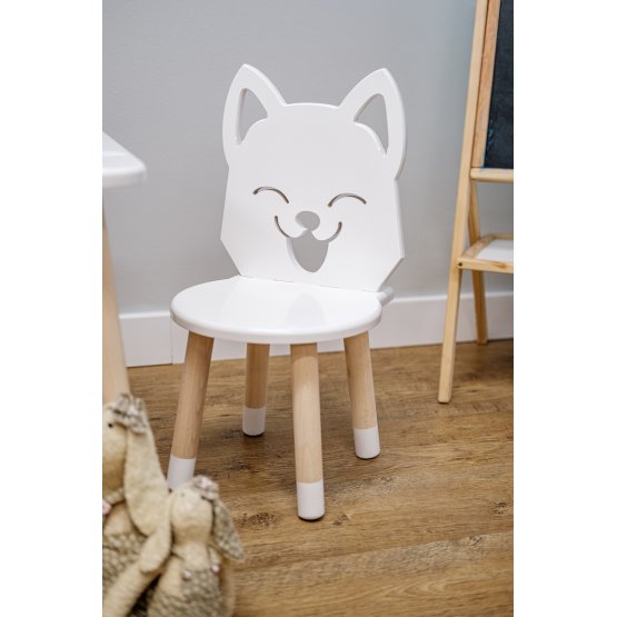 Sedia per bambini - Fox - bianca