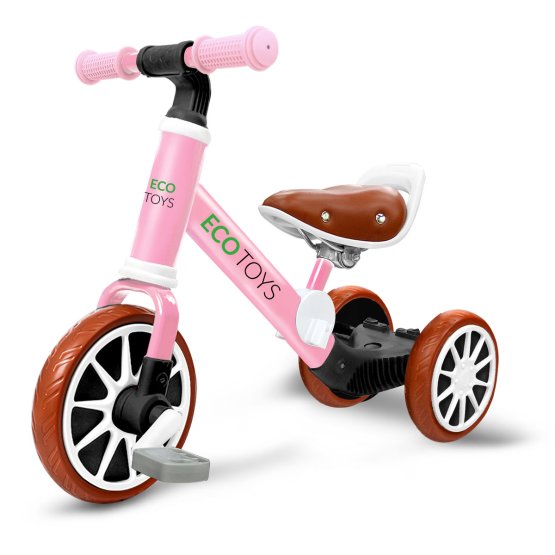 Bicicletta per bambini Ellie 3in1 - rosa