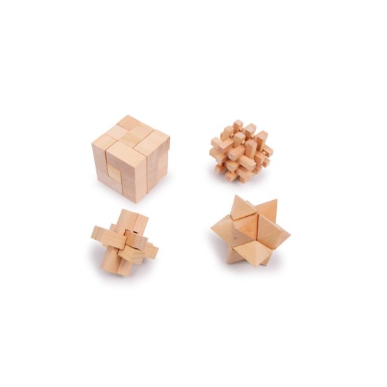 Small Foot Puzzle in legno set 4 pz