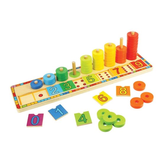 Bigjigs Toys Tabellone per puzzle con numeri