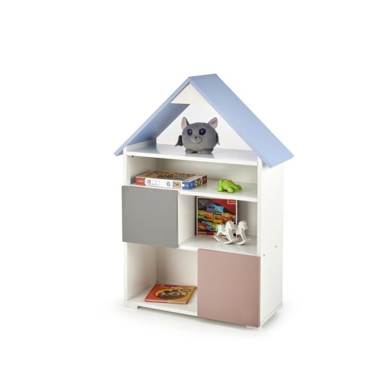 Scaffale per bambini a forma di casa di Fati