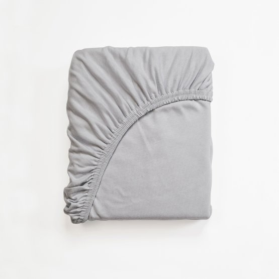 Lenzuolo in cotone 160x80 cm - grigio