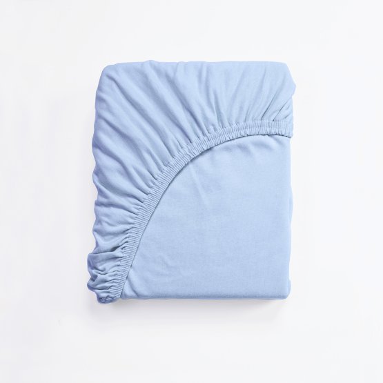 Lenzuolo in cotone 140x70 cm - azzurro