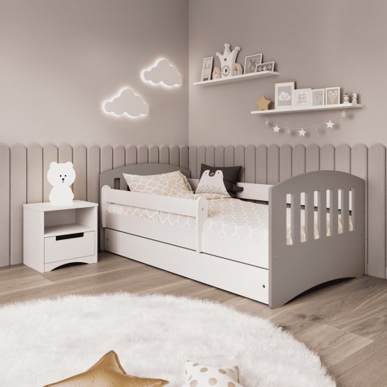 Letto per bambini Classic - grigio