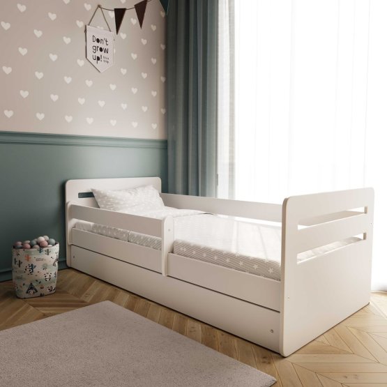 Ourbaby letto per bambini Tomi - bianco