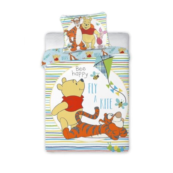 Biancheria da letto per bambini Winnie the Pooh, amici e un aquilone