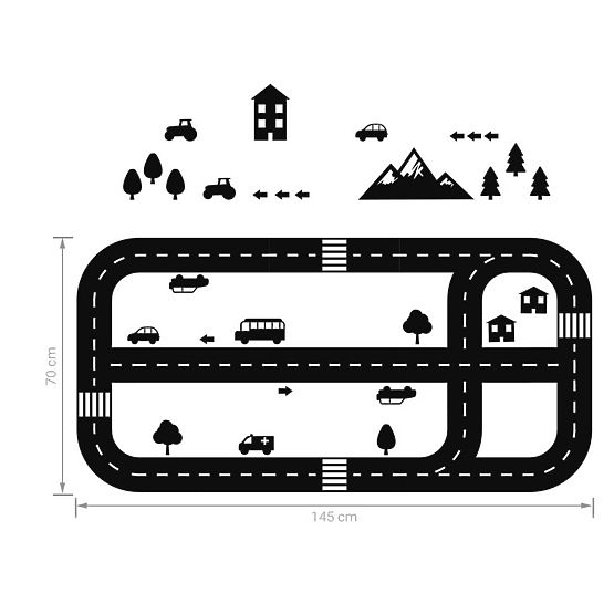 Adesivo da pavimento - Autostrada