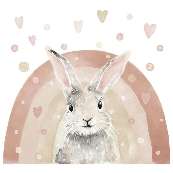 Adesivo da parete Bunny