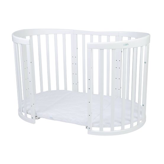 Lettino ovale evolutivo Ruby 7 in 1 - bianco