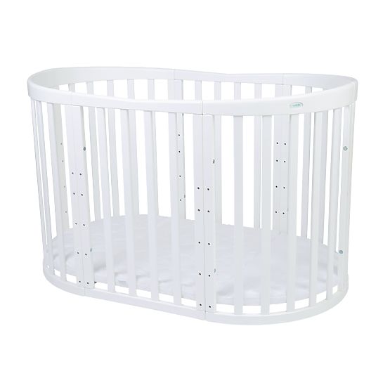 Lettino ovale evolutivo Ruby 7 in 1 - bianco