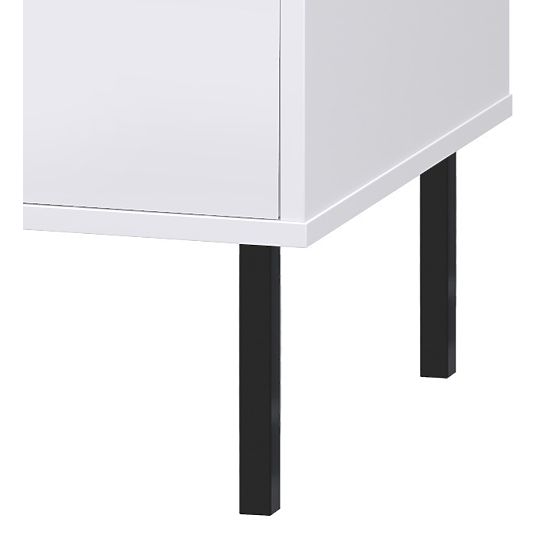 Alta credenza a quattro ante Venus bianca loft