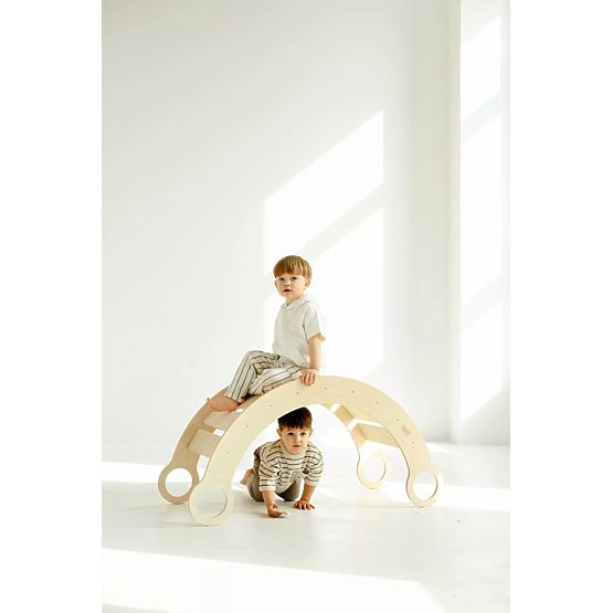 Altalena in legno Montessori L – naturale