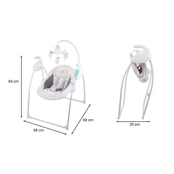 Altalena per bambini LIONELO Robin - rosa