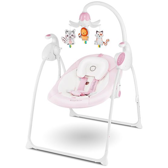 Altalena per bambini LIONELO Robin - rosa