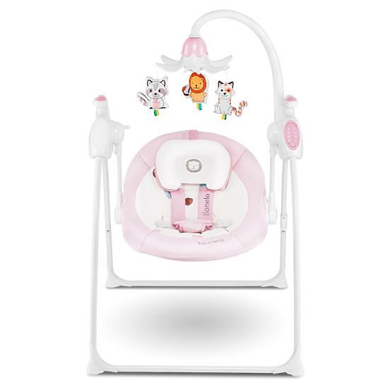 Altalena per bambini LIONELO Robin - rosa