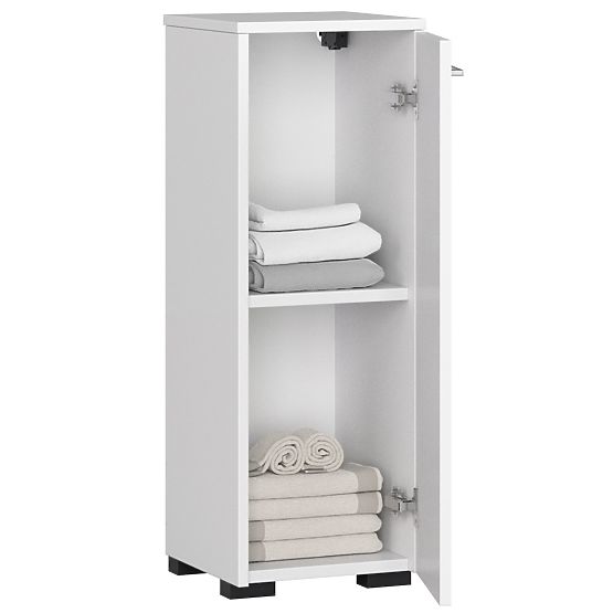ARMADIETTO DA BAGNO A TERRA FIN S30 1D BIANCO