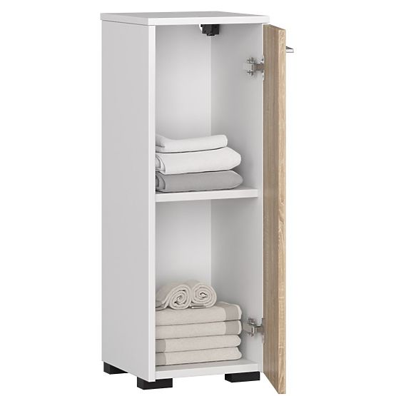 ARMADIETTO DA BAGNO A TERRA FIN S30 1D BIANCO / SONOMA