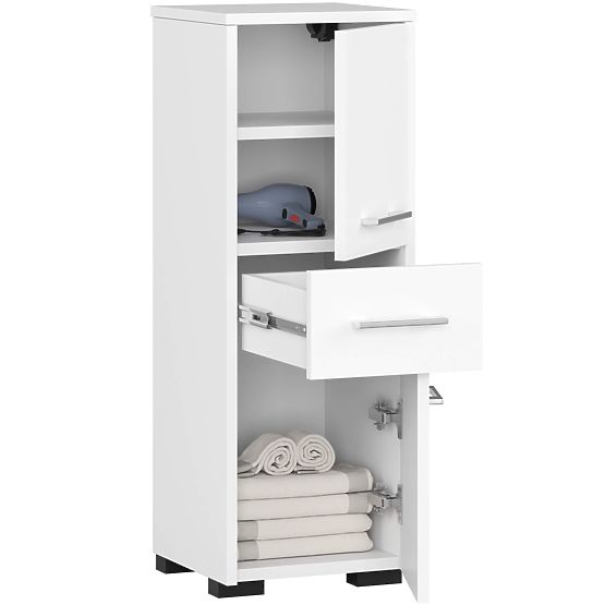 ARMADIETTO DA BAGNO FIN COLONNA 30 2D 1SZ 85cm PK BIANCO