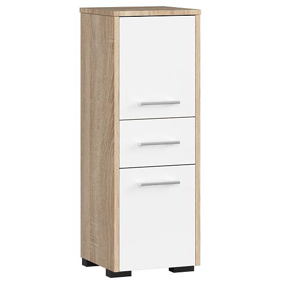 ARMADIETTO DA BAGNO FIN COLONNA 30 2D 1SZ 85cm PK ROVERE SONOMA / BIANCO