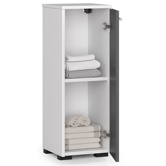 ARMADIETTO DA BAGNO FIN S30 1D BIANCO / GRIGIO