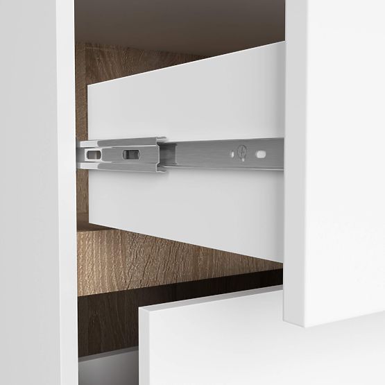 ARMADIETTO DA BAGNO SOTTO LAVABO CON FORI VAMI W90 UM 2SZ 2P BIANCO / ROVERE SONOMA