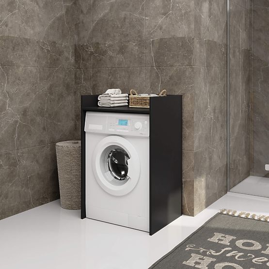 ARMADIETTO PER LAVATRICE FIN NERO