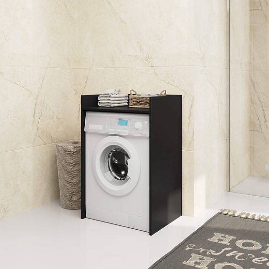 ARMADIETTO PER LAVATRICE FIN NERO