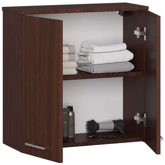 ARMADIETTO SOSPESO LARGHEZZA 60 cm FIN 2D WENGE