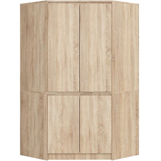 ARMADIO ANGOLARE S100 4D CLP ROVERE SONOMA
