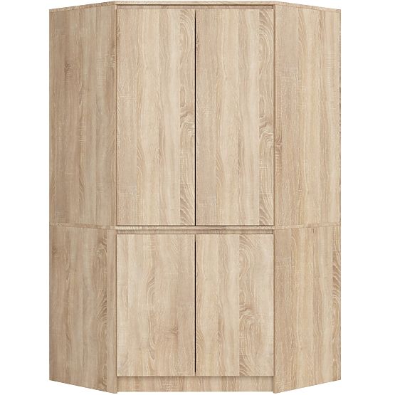 ARMADIO ANGOLARE S100 4D CLP ROVERE SONOMA